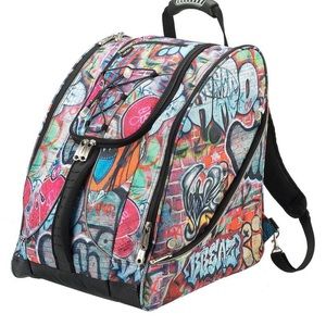 Athalon Graffiti multi color ski/snowboard/boot bag.